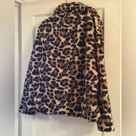 J. Crew Brown and Black Teddy Jacket - Picture 4 of 6